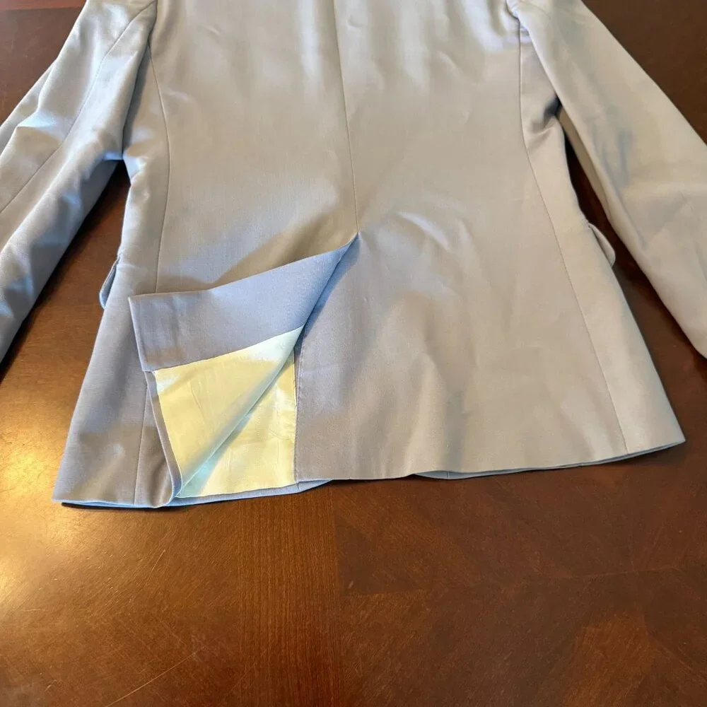 Vintage Bensons‎ St. Louis Blazer Size 4 Light Gray 80s Career Jacket USA Read